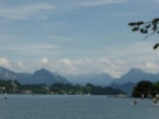 Lucerne: lake and mountains
