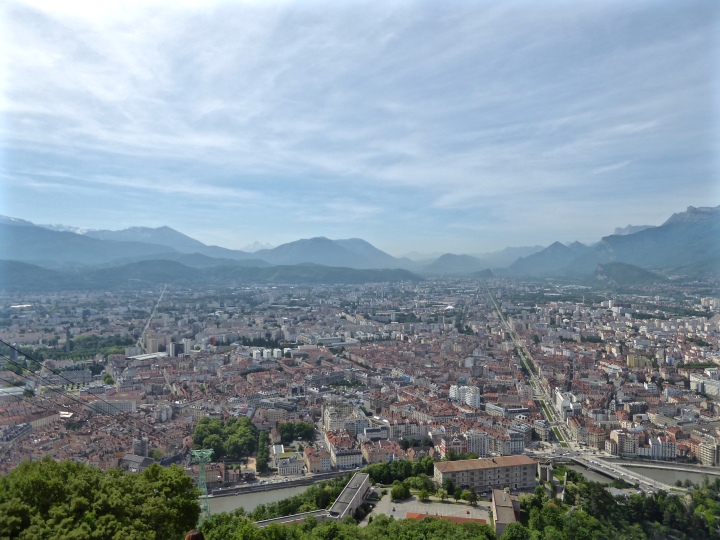 Grenoble from the bastille